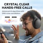Edifier Wh700Nb Active Noise Cancelling Headphones - 68H Playtime - Ai Call Noise Cancellation (Black)- Open Box - Image 3