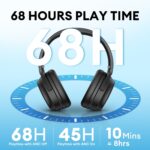 Edifier Wh700Nb Active Noise Cancelling Headphones - 68H Playtime - Ai Call Noise Cancellation (Black)- Open Box - Image 2
