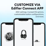 Edifier Wh700Nb Active Noise Cancelling Headphones - 68H Playtime - Ai Call Noise Cancellation (Ivory) - Open Box - Image 6