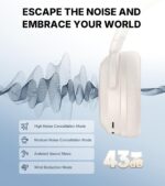 Edifier WH700NB Pro Wireless Over-Ear Headphones with Active Noise Cancellation, Hi-Res Audio (Ivory) - Open Box - Image 3