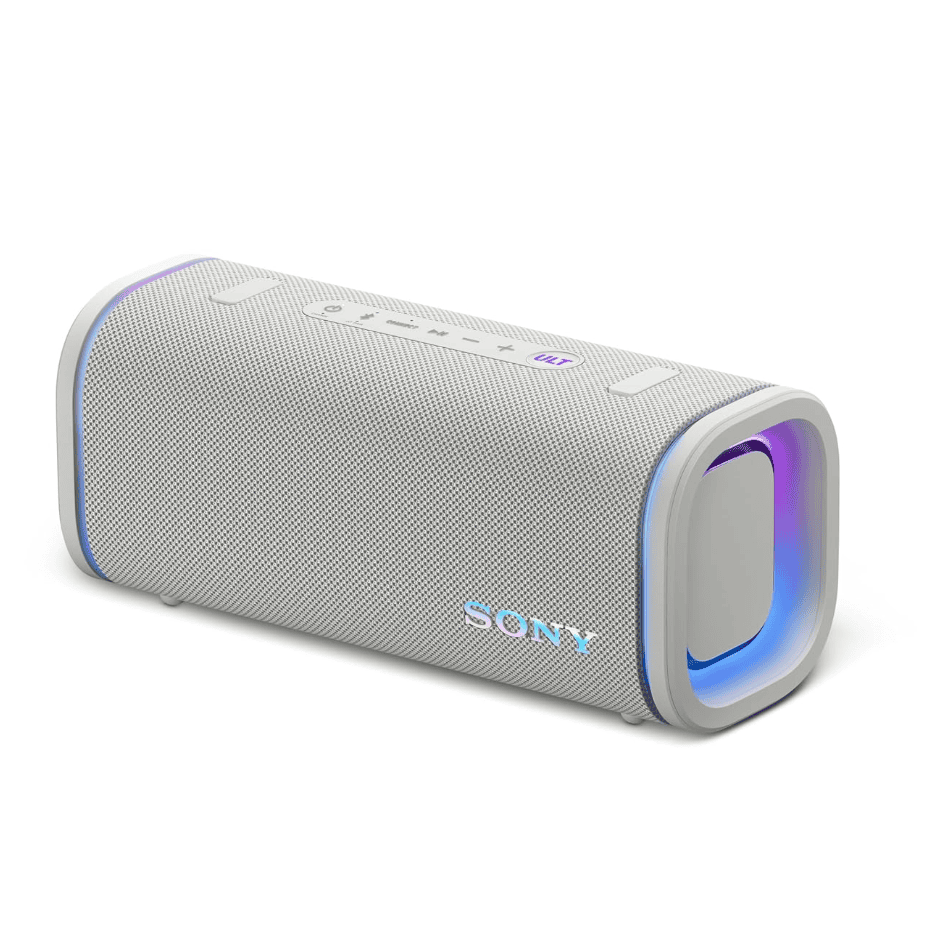 xAAX Sony ULT Field 5 Bluetooth Speaker, 100W Bass (2 Modes), 25Hr Battery, Power Bank, IP67 Waterproof, Quick Charge, Party Light, Connect, Strap-White - Open Box - Image 1